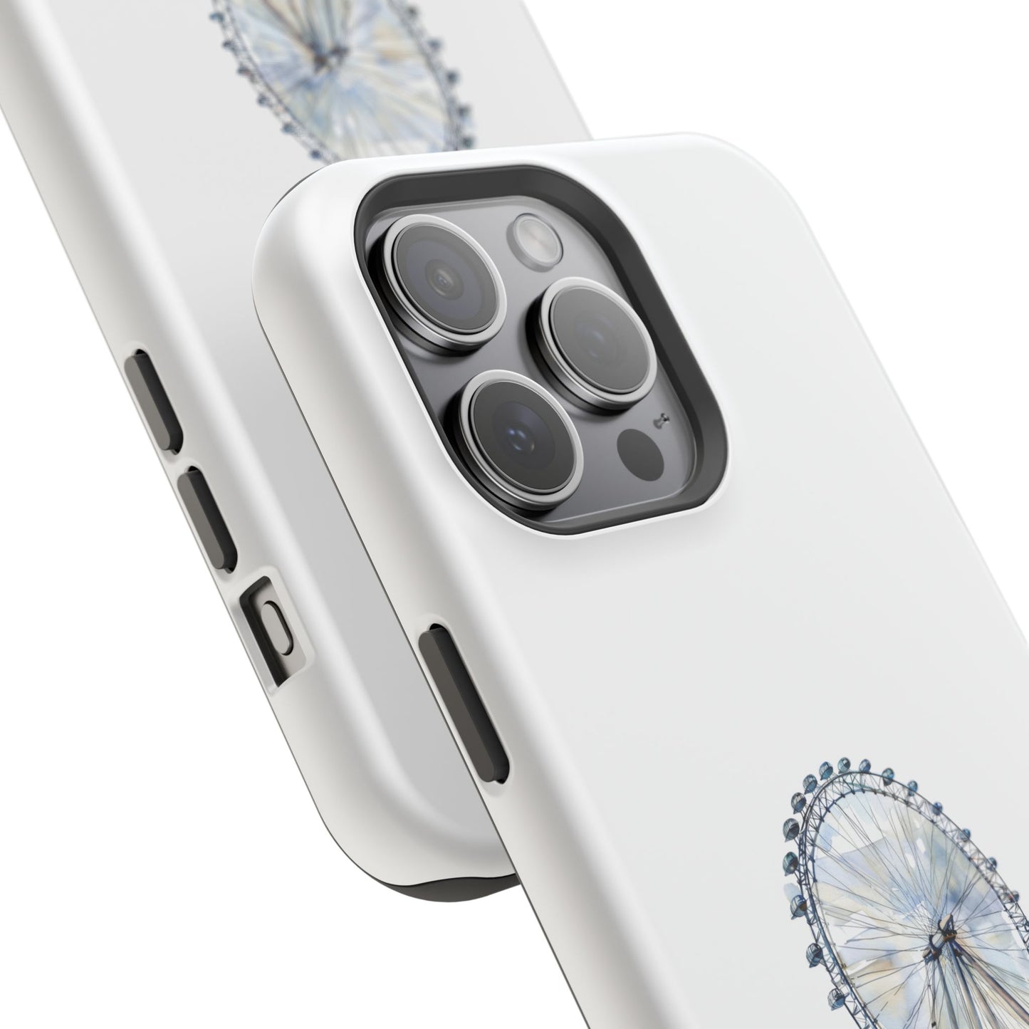 Stylish Magnetic Phone Cases with London Eye Design, Custom Phone Covers, Unique Gift for Travelers, Chic Electronic Accessories