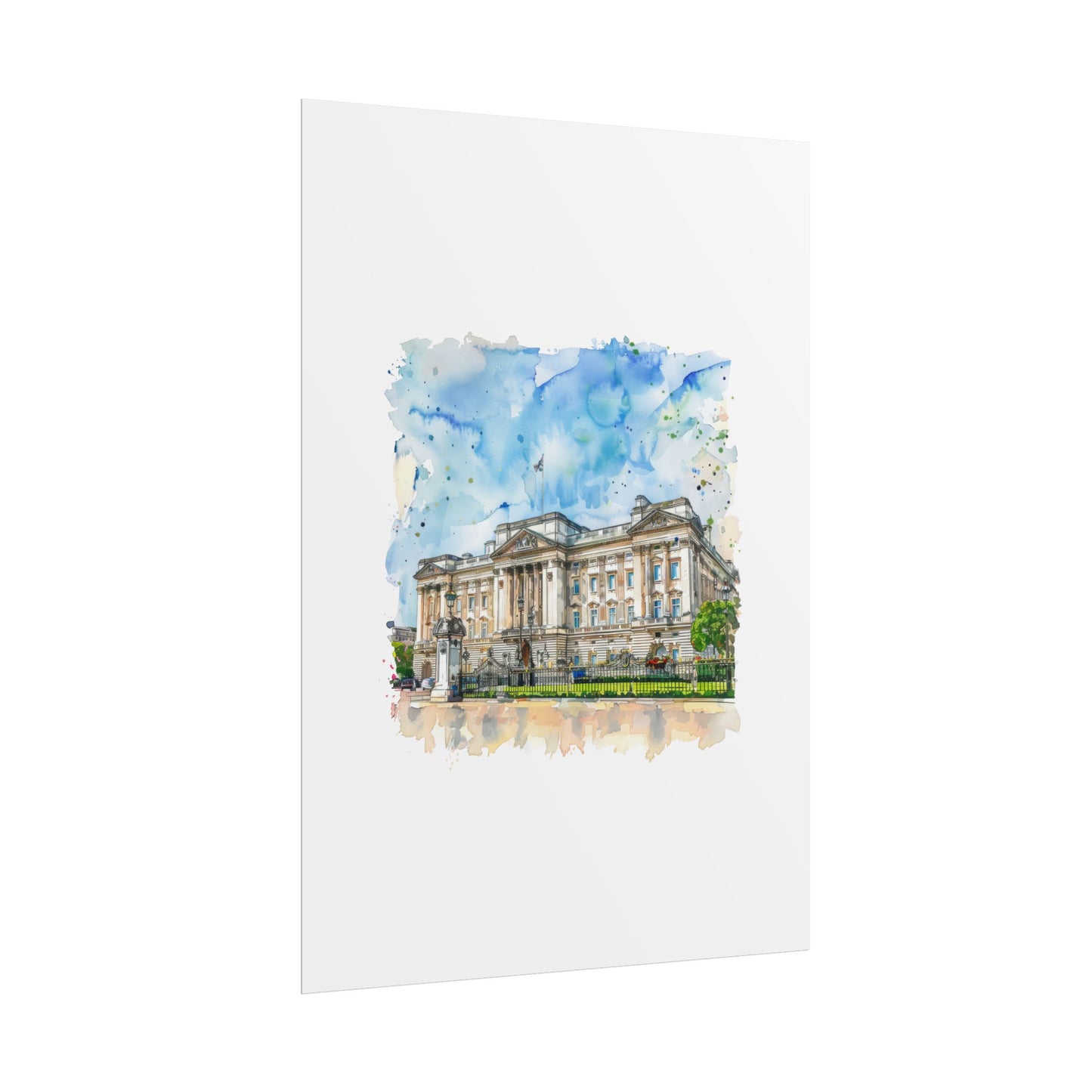 Watercolor Art Rolled Posters