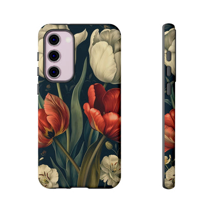 White Flower Tough Cases