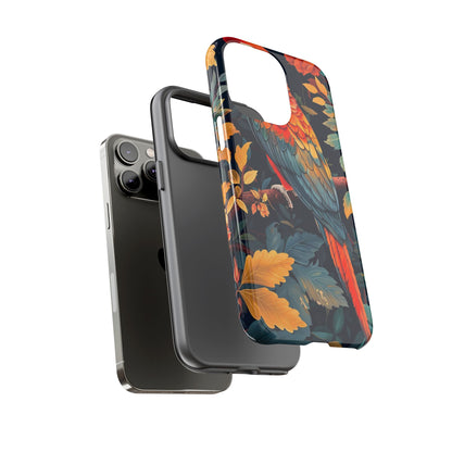Vibrant Parrot Phone Case - Tough, Stylish, Nature-Inspired, Tropical, Wildlife, Perfect Gift, Summer Vibes