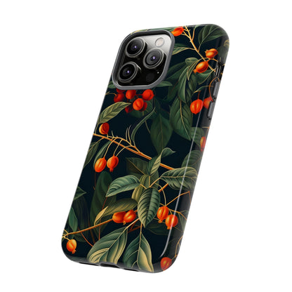 Tough Cases, Floral Phone Case, Nature-Inspired Tech, Unique Gift, Phone Accessory, Botanical Design, Fall Vibes
