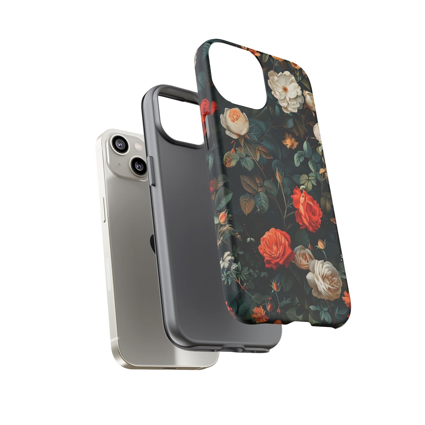 Floral Phone Case | Tough Cases with Elegant Design | Gift for Her, Mother's Day, Birthdays, Personalized, Trendy Tech Accessories