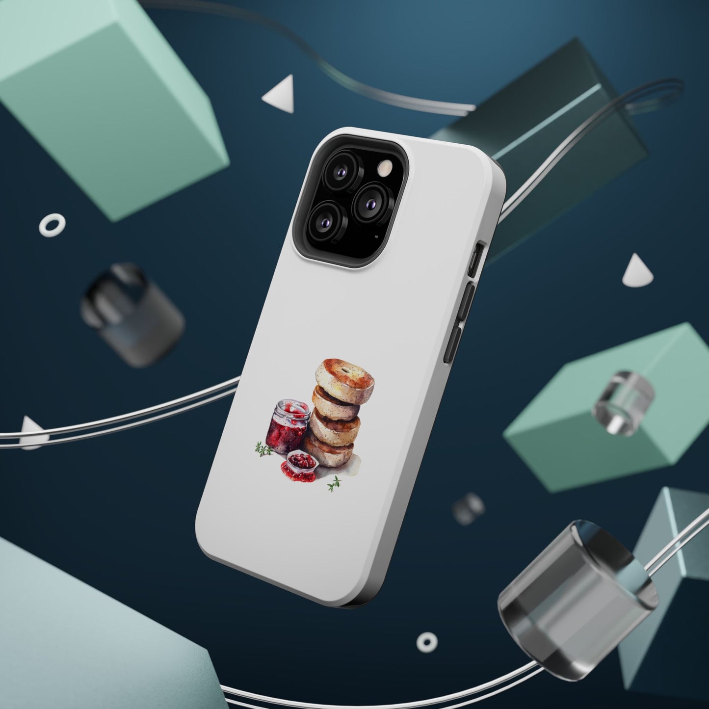 Artistic Phone Cases, Personalized Cases for Food Lovers, Stylish Magnetic Tough Cases, Unique Gift for Foodies, Trendy Accessories