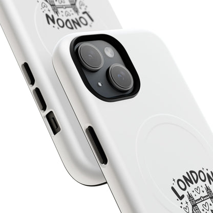 London-Inspired Tough Magnetic Cases | Perfect for Travelers, Gift for Friends, Unique Phone Protection, London Souvenirs, Travel Gifts