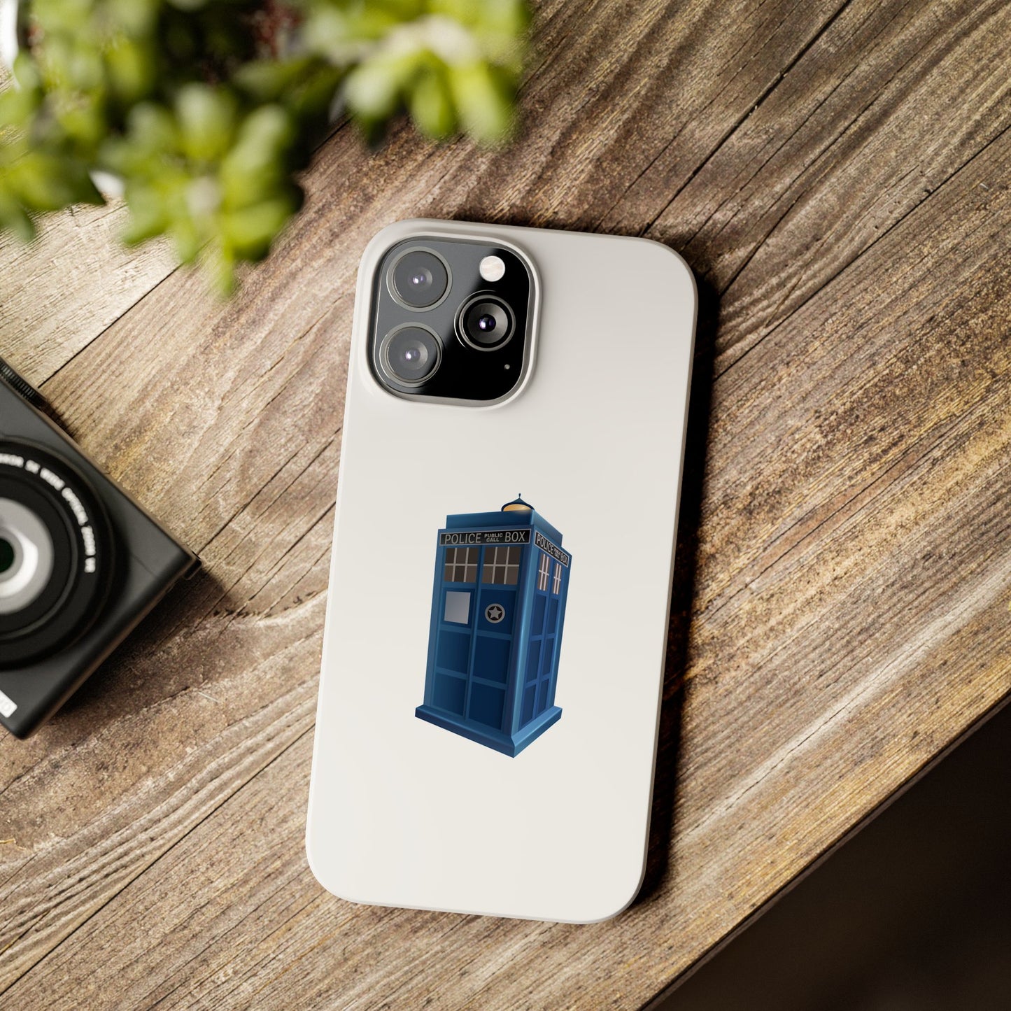 Doctor Who TARDIS Slim Phone Cases, Sci-Fi Phone Covers, Whovian Gifts, Geeky Accessories, Birthday Presents, Fun Tech Gear
