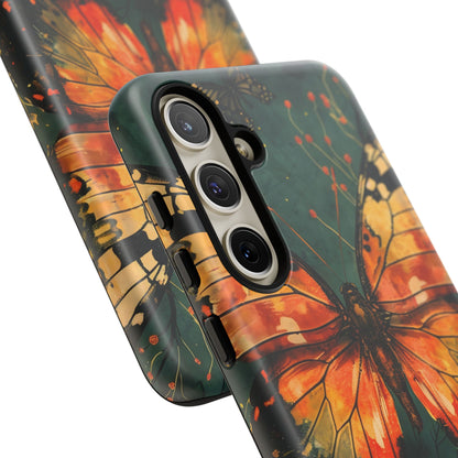 Butterfly Phone Case – Tough Cases for Nature Lovers, Floral Design, Butterfly Art, Unique Gift, Eco-Friendly Protection