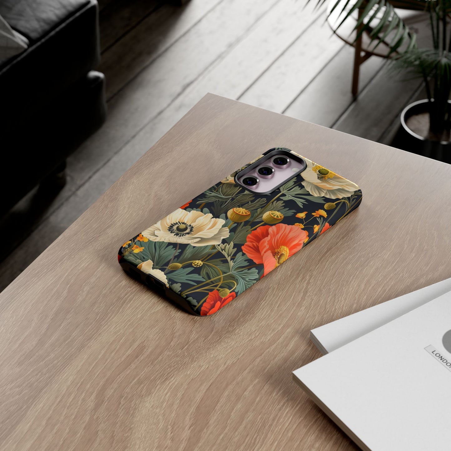 Floral Phone Case - Tough Cases with Vibrant Garden Design, Phone Accessory, Gift for Her, Spring Style, Nature Lover