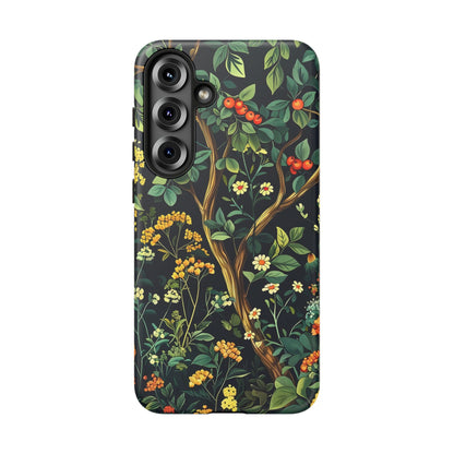 Floral iPhone Case, Nature Inspired Tough Case, Botanical Phone Cover, Eco-Friendly Gift, Unique Floral Design