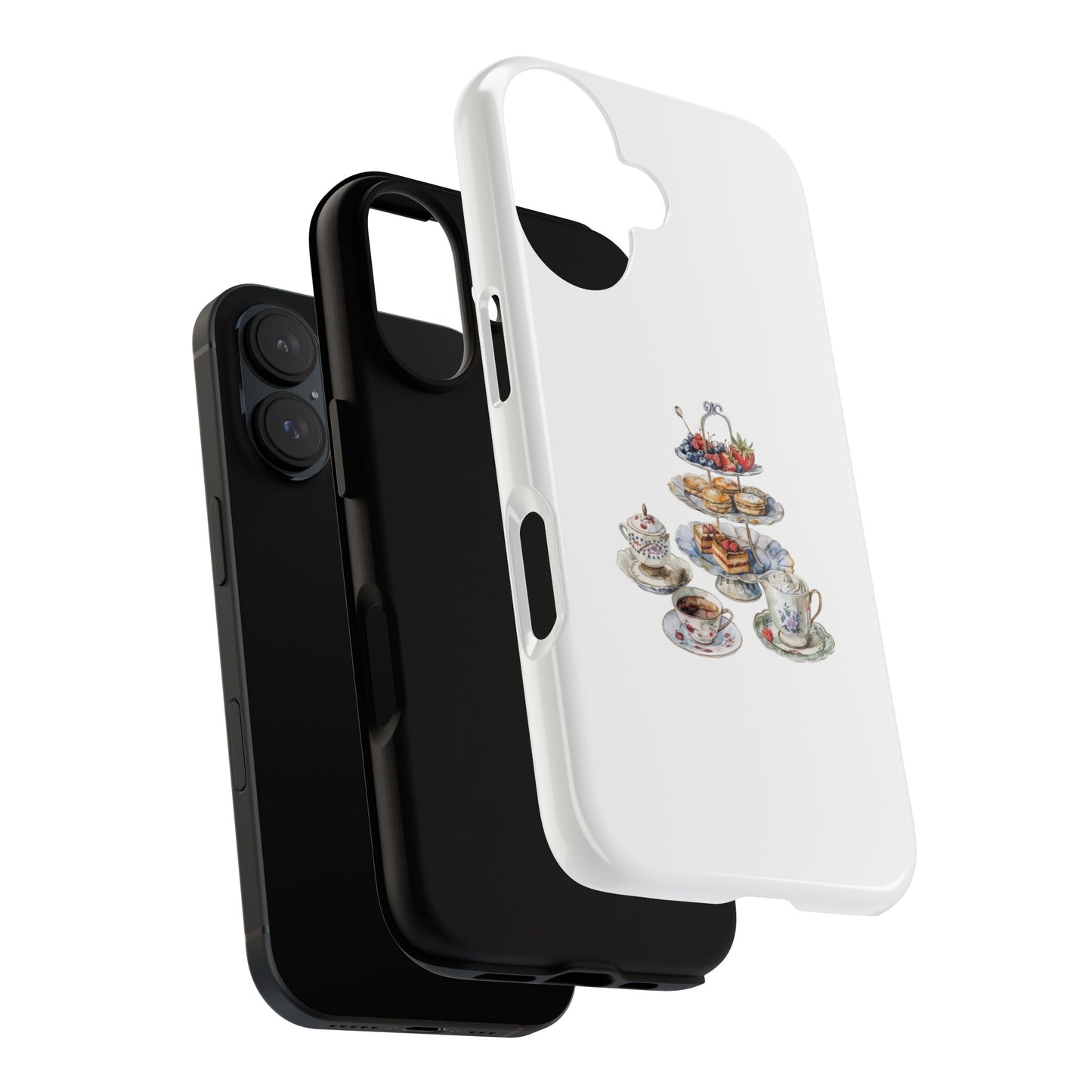 Chic Tea Party Phone Case - Stylish Tough Cases for Tea Lovers