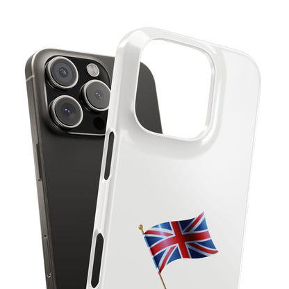 Union Jack Phone Case - Slim Phone Cases for Brits, Travel Lovers, United Kingdom Pride, Gift for Him/Her, National Holidays
