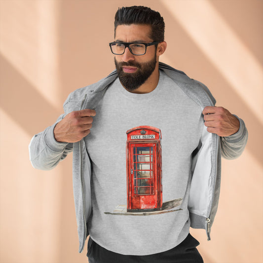 Unisex Crewneck Sweatshirt - Iconic British Public Telephone
