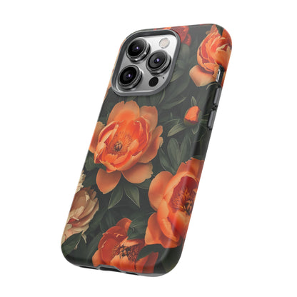 Stylish Floral Phone Case, Tough Cases, Floral Phone Cover, Gift for Her, Spring Accessories, Mother's Day, Phone Protection