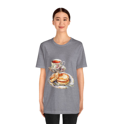 Unisex Jersey Short Sleeve Tee - A Taste of Tradition - Iconic British Cuisine