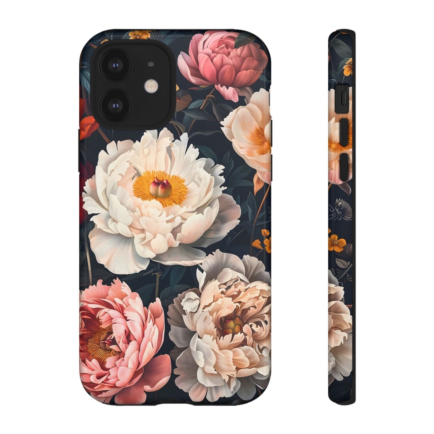 Floral Phone Case, Tough Phone Cover, Flower Design, Unique Gift for Her, Trendy Accessory, Spring Decor