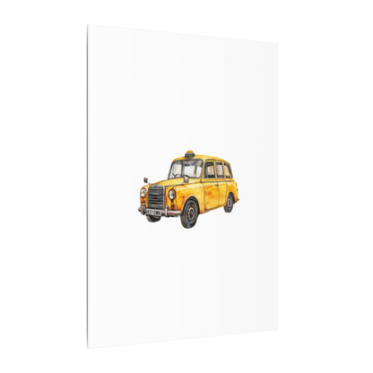 Vintage Taxi Matte Canvas, Stretched, 0.75" (Multi-Size)