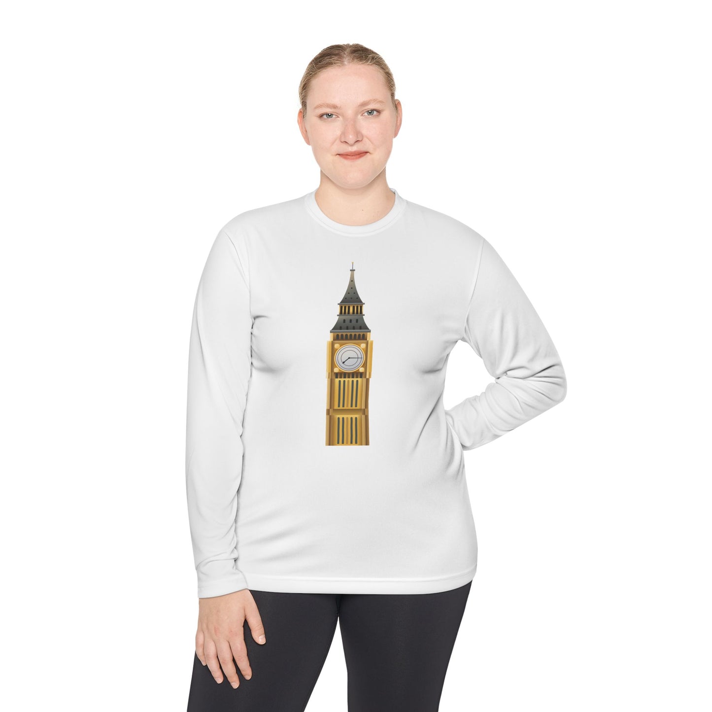 Unisex Lightweight Long Sleeve Tee - Big Ben and British Heritage