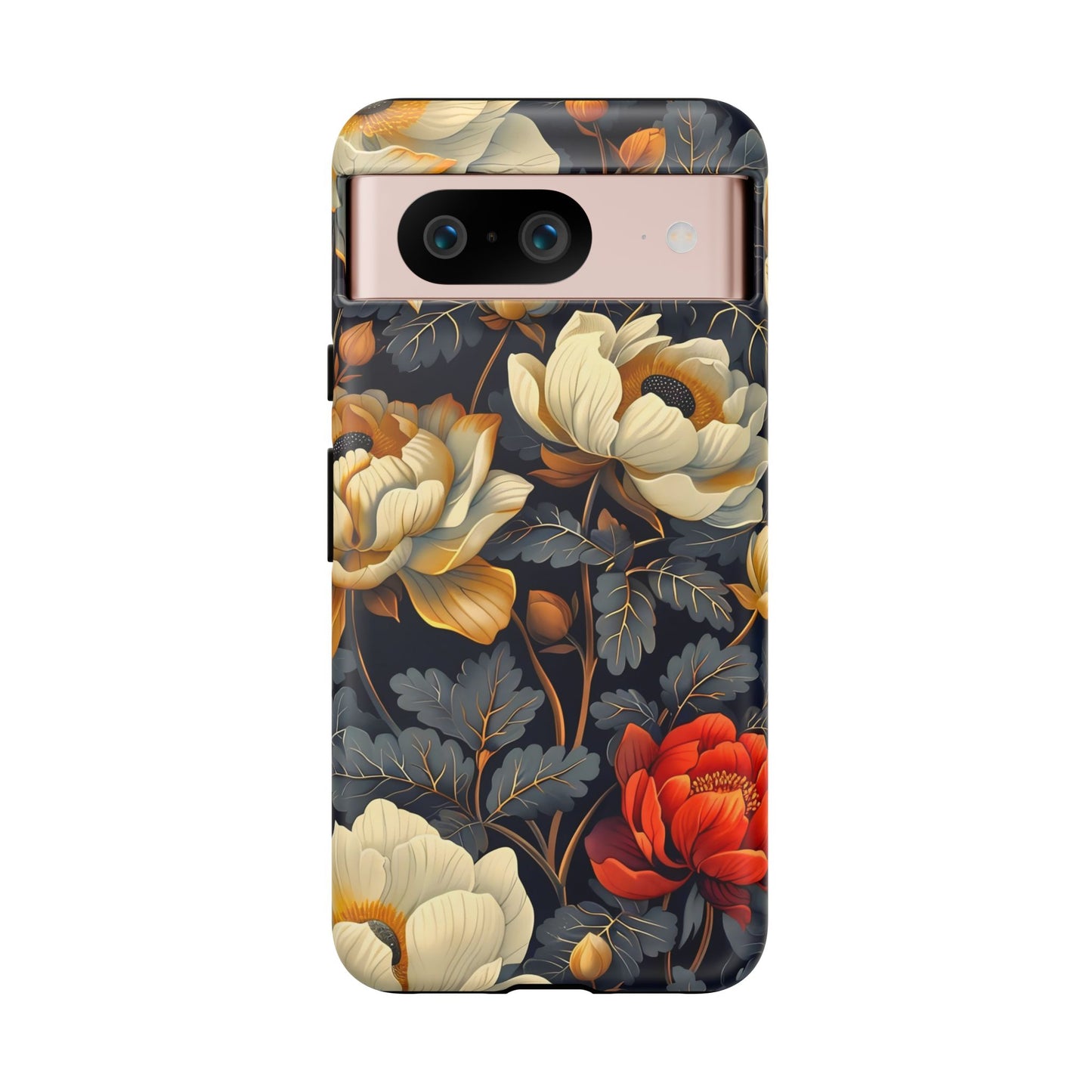 Floral Phone Case - Tough Cases, Stylish Mobile Cover, Flower Design, Holiday Gift, Trendy Accessory, Eco-Friendly Case