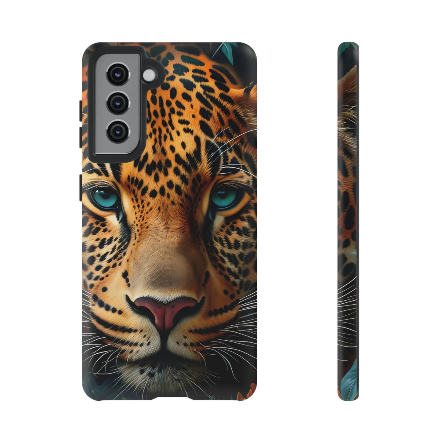 Leopard Print Phone Case, Tough Cases for Animal Lovers, Unique Phone Cover Gift, Stylish Tech Accessory, Wild Animal Art