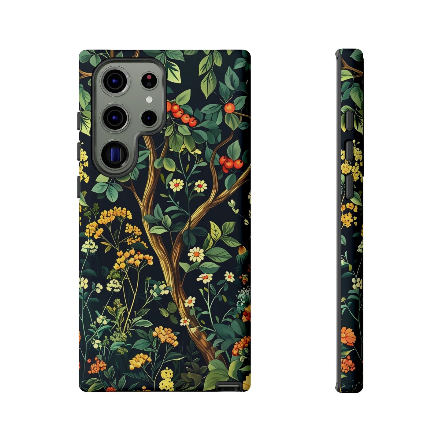 Floral iPhone Case, Nature Inspired Tough Case, Botanical Phone Cover, Eco-Friendly Gift, Unique Floral Design