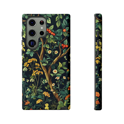 Floral iPhone Case, Nature Inspired Tough Case, Botanical Phone Cover, Eco-Friendly Gift, Unique Floral Design