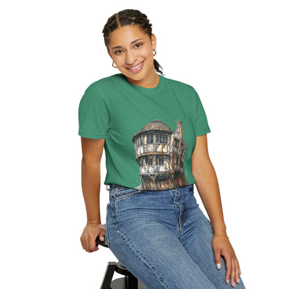 Unisex Garment-Dyed T-shirt - Cheers to Tradition - The Classic British Pub