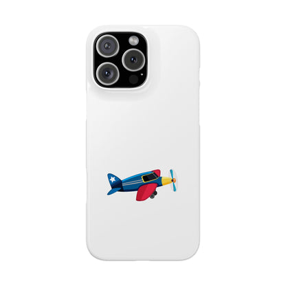 Colorful Airplane Slim Phone Case - Travel Lover's Gift, Airplane Accessories, Unique Phone Cover, Birthday Gift, Everyday Use