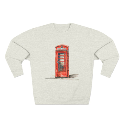 Unisex Crewneck Sweatshirt - Iconic British Public Telephone