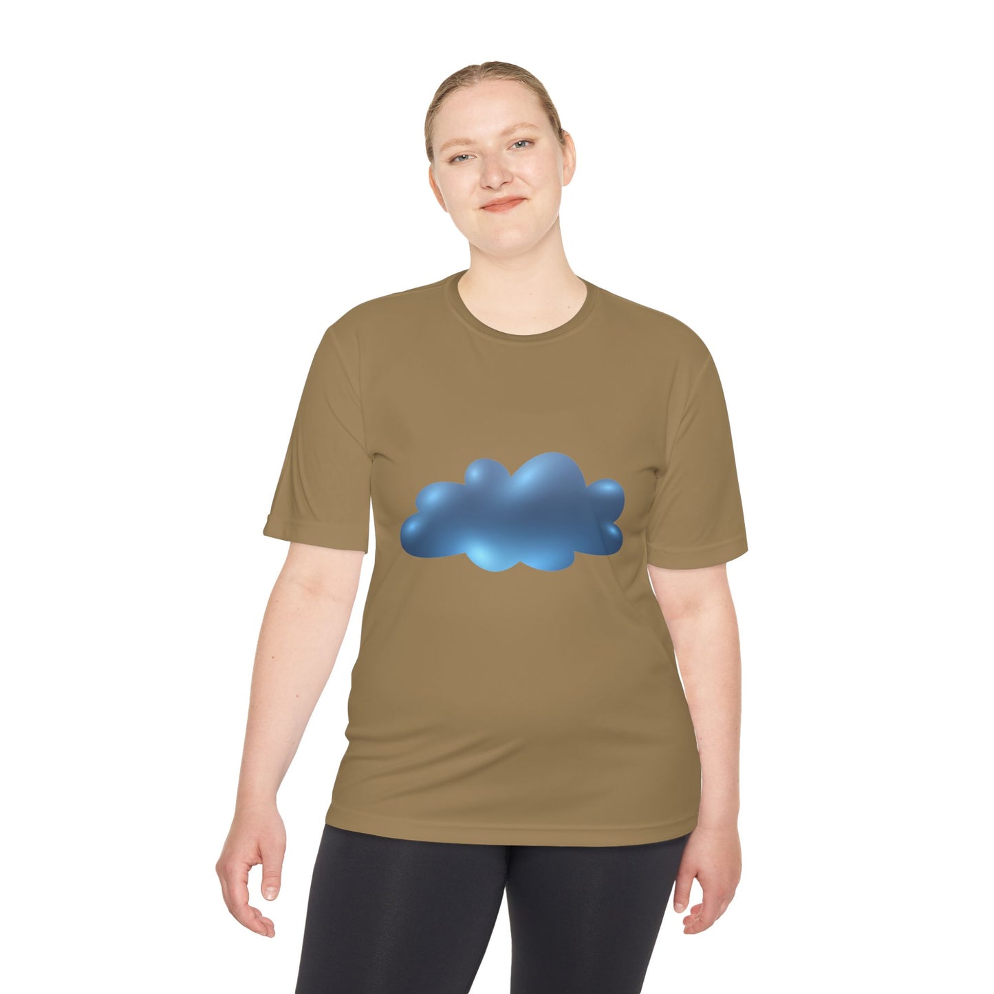 Unisex Moisture Wicking Tee - Majestic Cloudscape Wall Art Print