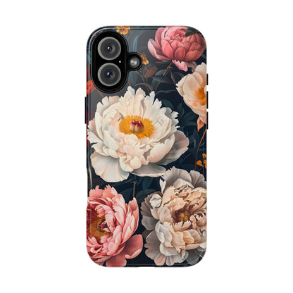 Floral Phone Case, Tough Phone Cover, Flower Design, Unique Gift for Her, Trendy Accessory, Spring Decor