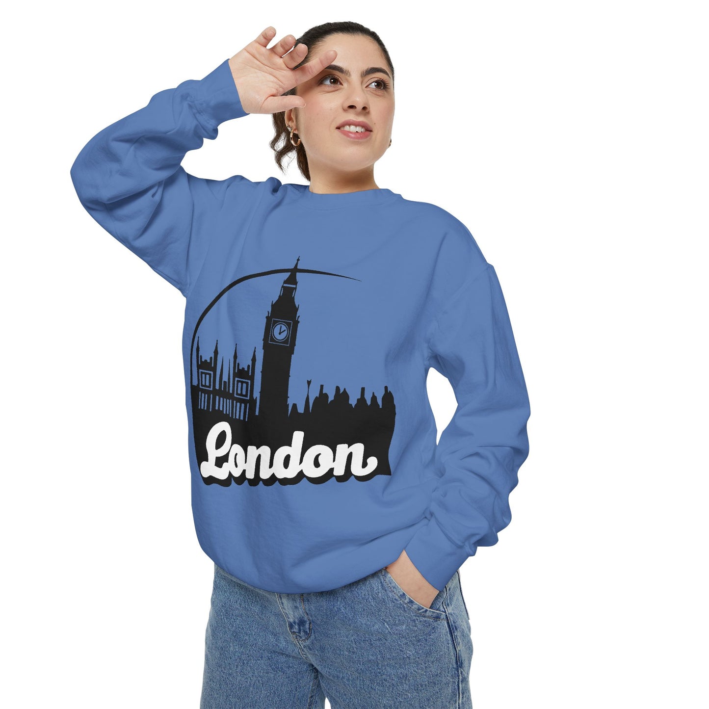 Unisex Garment-Dyed Sweatshirt - Cozy London