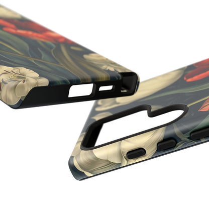 White Flower Tough Cases