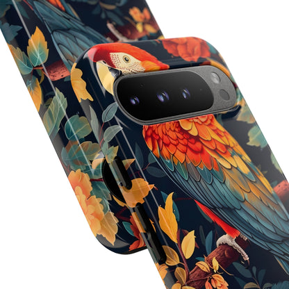 Vibrant Parrot Phone Case - Tough, Stylish, Nature-Inspired, Tropical, Wildlife, Perfect Gift, Summer Vibes