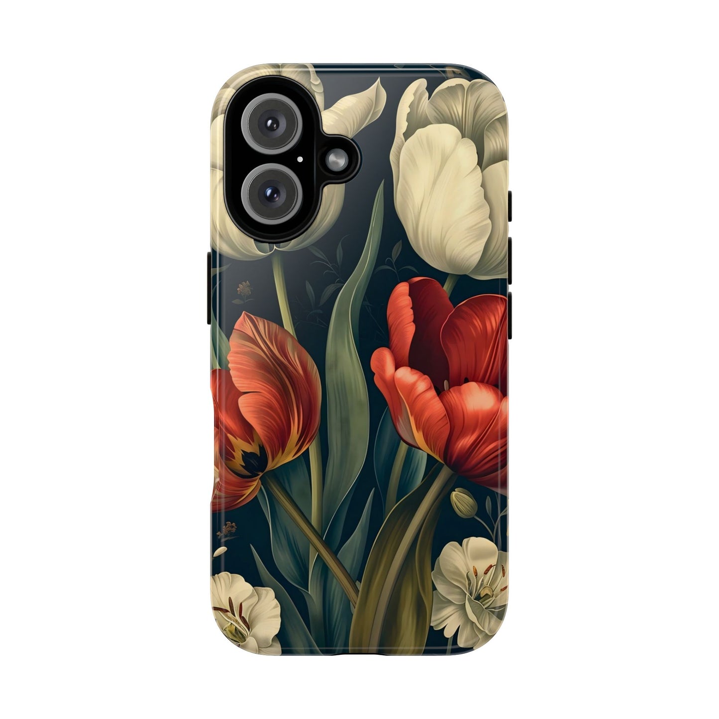 White Flower Tough Cases