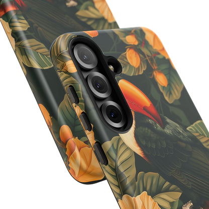 Tropical Toucan Phone Case, Exotic Bird Cover, Nature Lover Gift, Eco-Friendly Design, Customizable Tech Accessory
