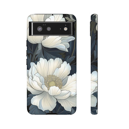 Elegant Floral Phone Case, Floral iPhone Cover, Flower Art Phone Case, Eco-Friendly Mobile Protection, Tough & Stylish Phone Case