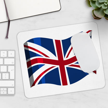 Union Jack Mouse Pad, British Flag Desk Mat, Gaming Mousepad, Unique Office Decor, Gift for UK Lovers, Home Office Essentials