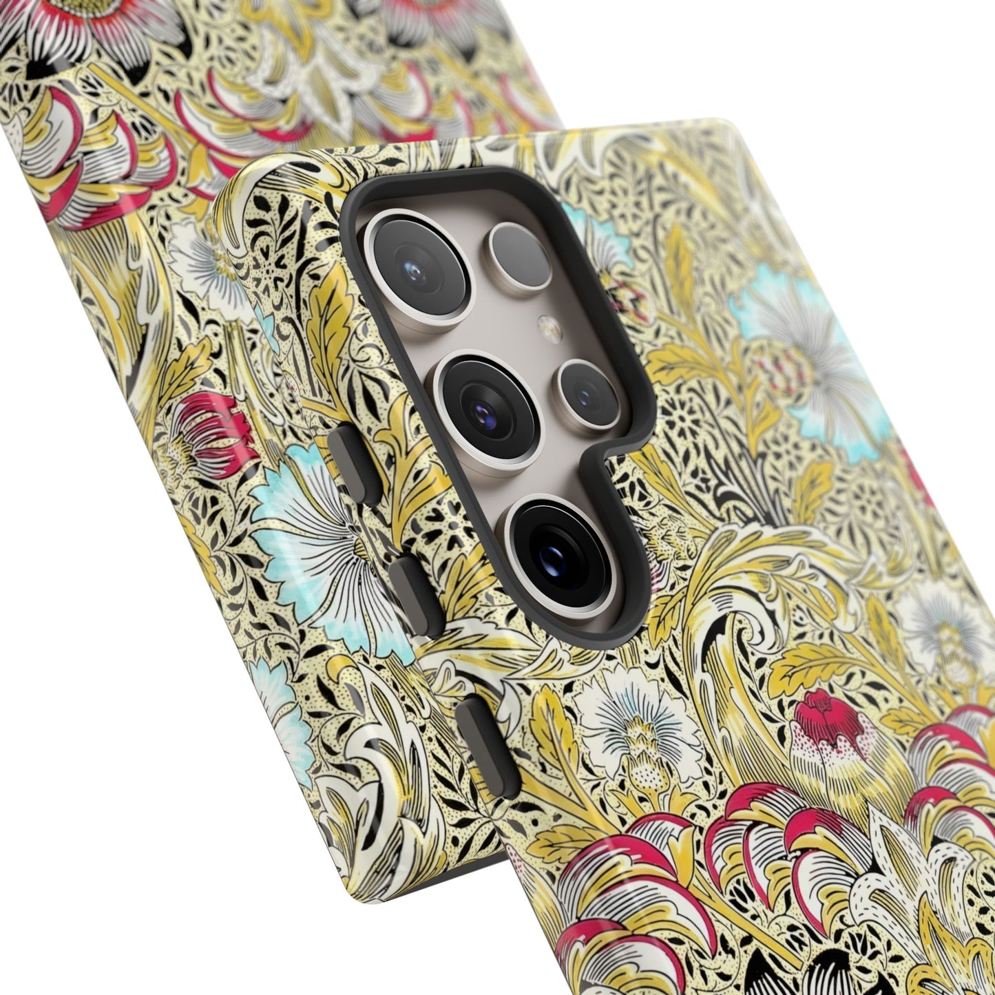Floral Phone Case - Tough Cases, Floral Design, Stylish, Protective, Unique Gift for Her, Phone Accessories