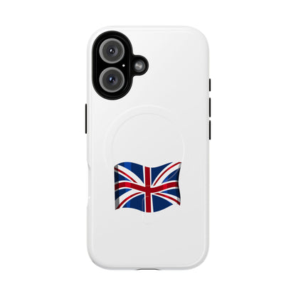 Durable Magnetic Phone Case, UK Flag Design, Protective Cover for iPhone, Stylish Gift for Travelers, Customizable Design