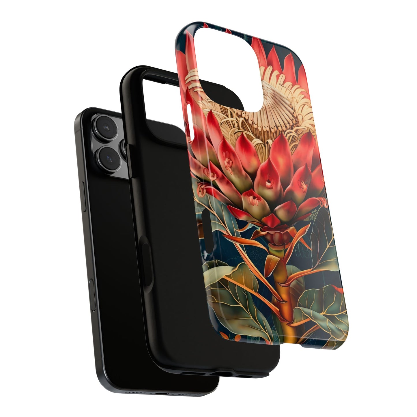 Tough Cases: Vibrant Floral Phone Case, Tough Phone Covers, Floral Art Cases, Nature Design Accessories, Gift for Nature Lovers