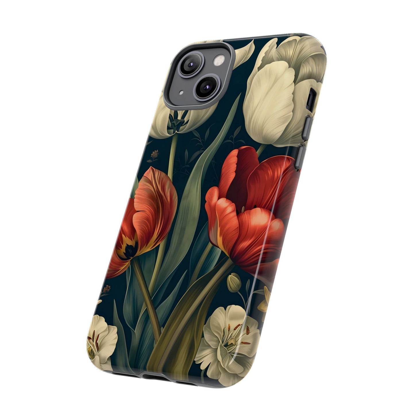 White Flower Tough Cases