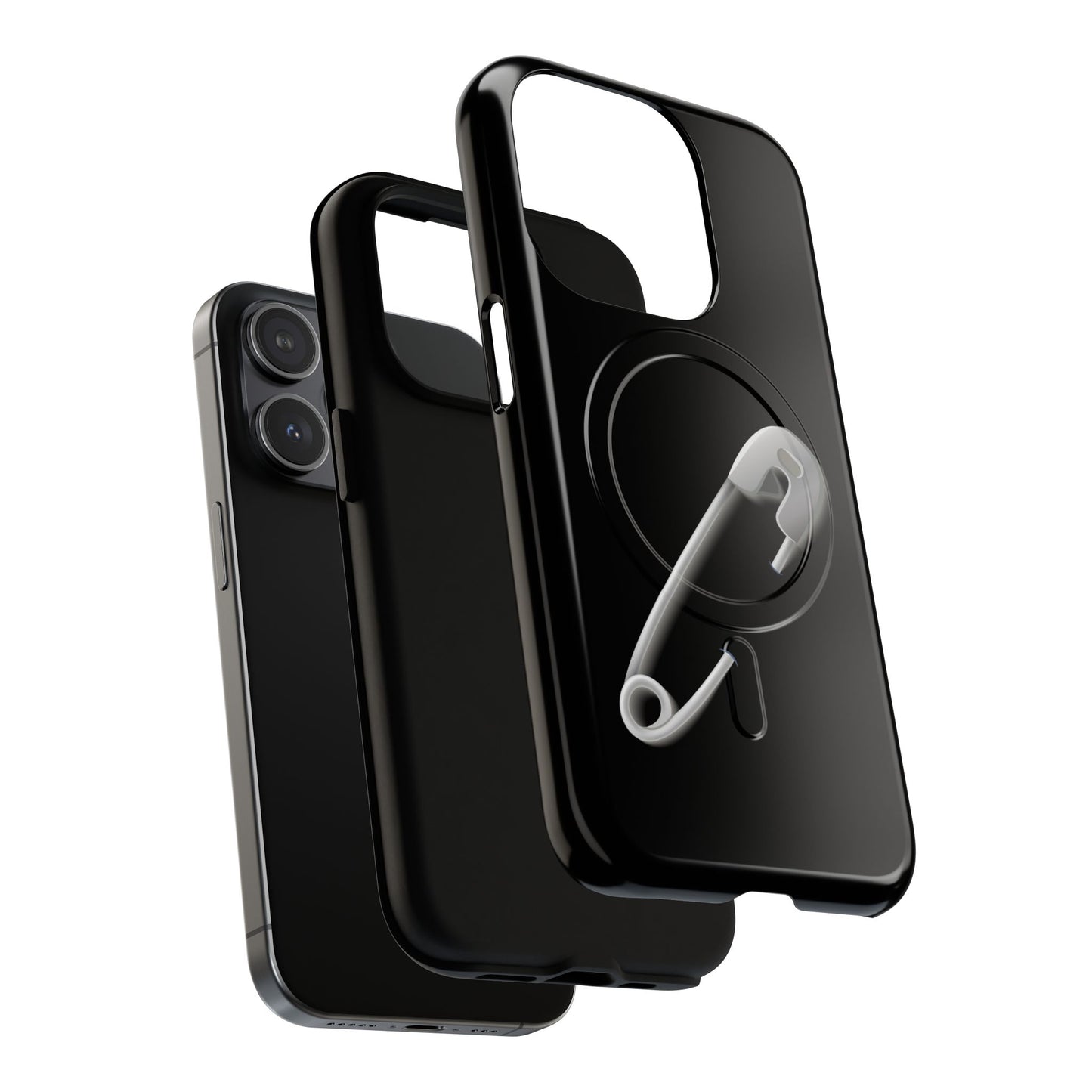 Tough Magnetic Phone Case featuring Safety Pin Design, Stylish Protector for iPhone, Unique Gifts for Friends, Trendy Mobile Cover, [...]