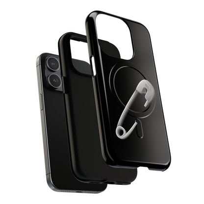 Tough Magnetic Phone Case featuring Safety Pin Design, Stylish Protector for iPhone, Unique Gifts for Friends, Trendy Mobile Cover, [...]