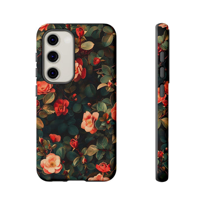 Floral Phone Case - Elegant Floral Design, Tough Protective Case, Perfect Gift for Her, Trendy Phone Accessories, Mother’s Day, Birthday