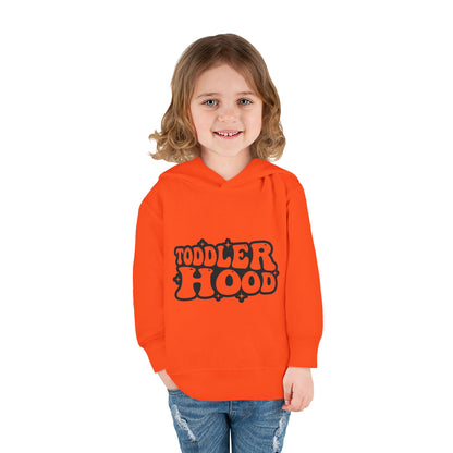 Toddler Fleece Hoodie - Playful 'Toddler Hood' Design for Cozy Comfort