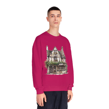 Unisex NuBlend® Crewneck Sweatshirt - British Historic House Classic Architectural Elegance