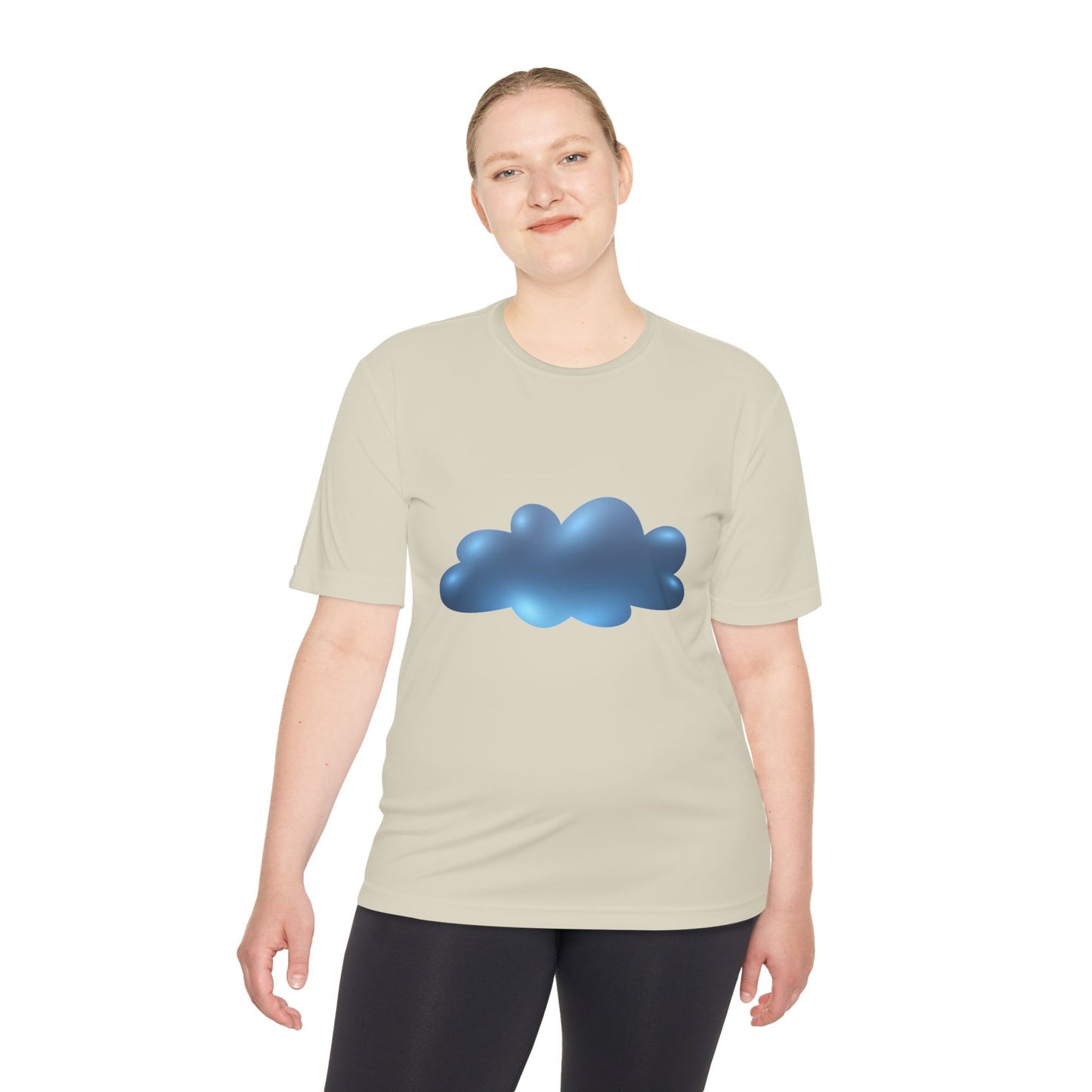 Unisex Moisture Wicking Tee - Majestic Cloudscape Wall Art Print