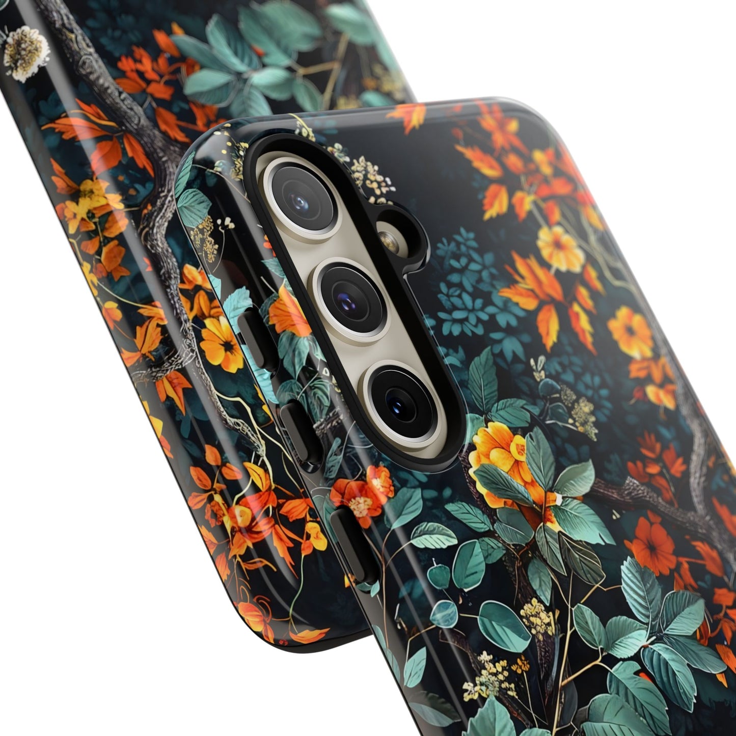 Floral Phone Case | Tough Cases, Protective Cover, Gift for Her, Autumn Vibes, Floral Phone Accessory, Unique Design