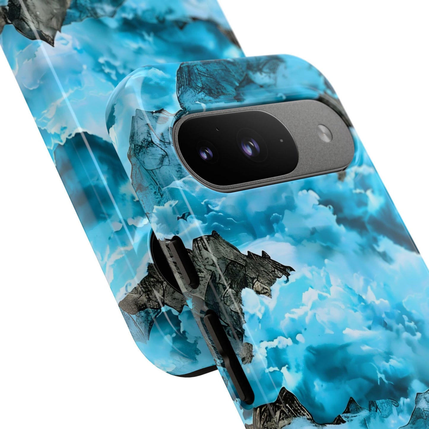 Mountain Wave Phone Case - Adventure Gear, Outdoor Gifts, Stylish Cases, Trendy Accessories, Nature Lovers