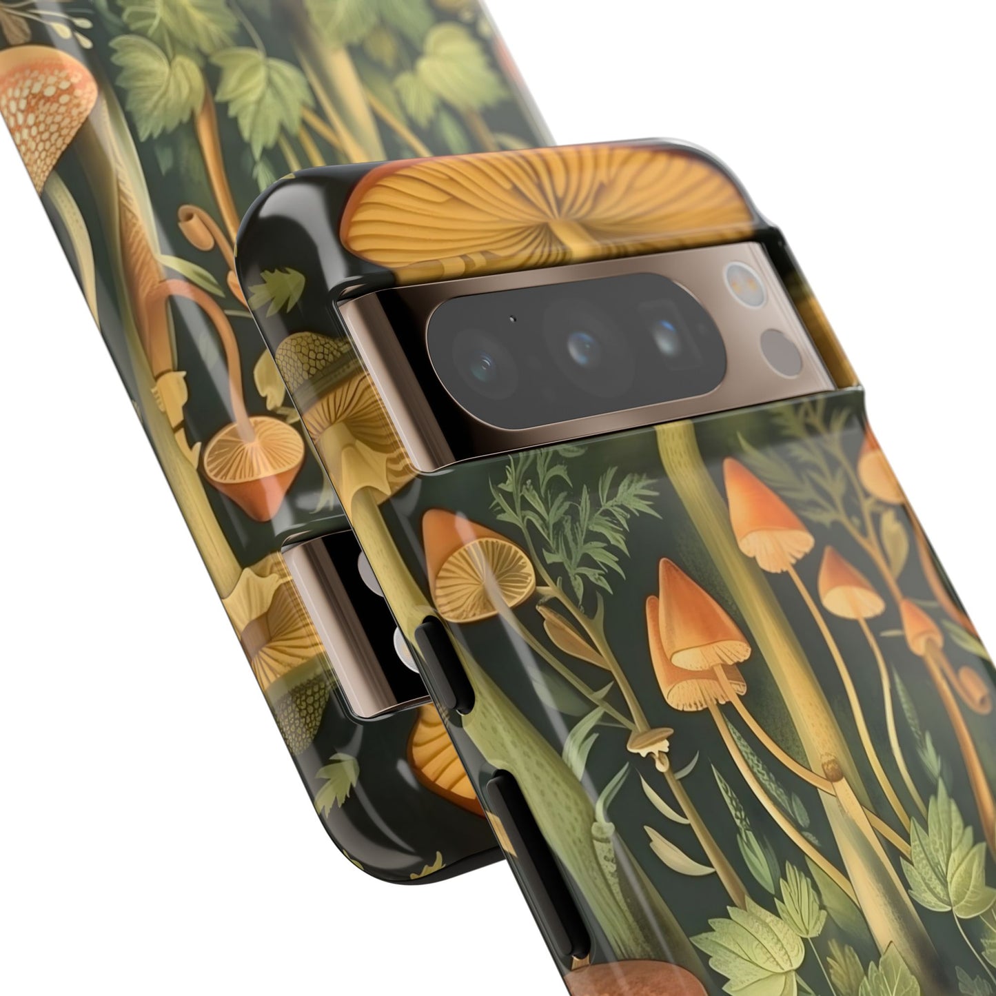 Mushroom Forest iPhone Case, Tough Cases for Nature Lovers, Vibrant Phone Accessories, Unique Gift for Him/Her, Eco-Friendly Style
