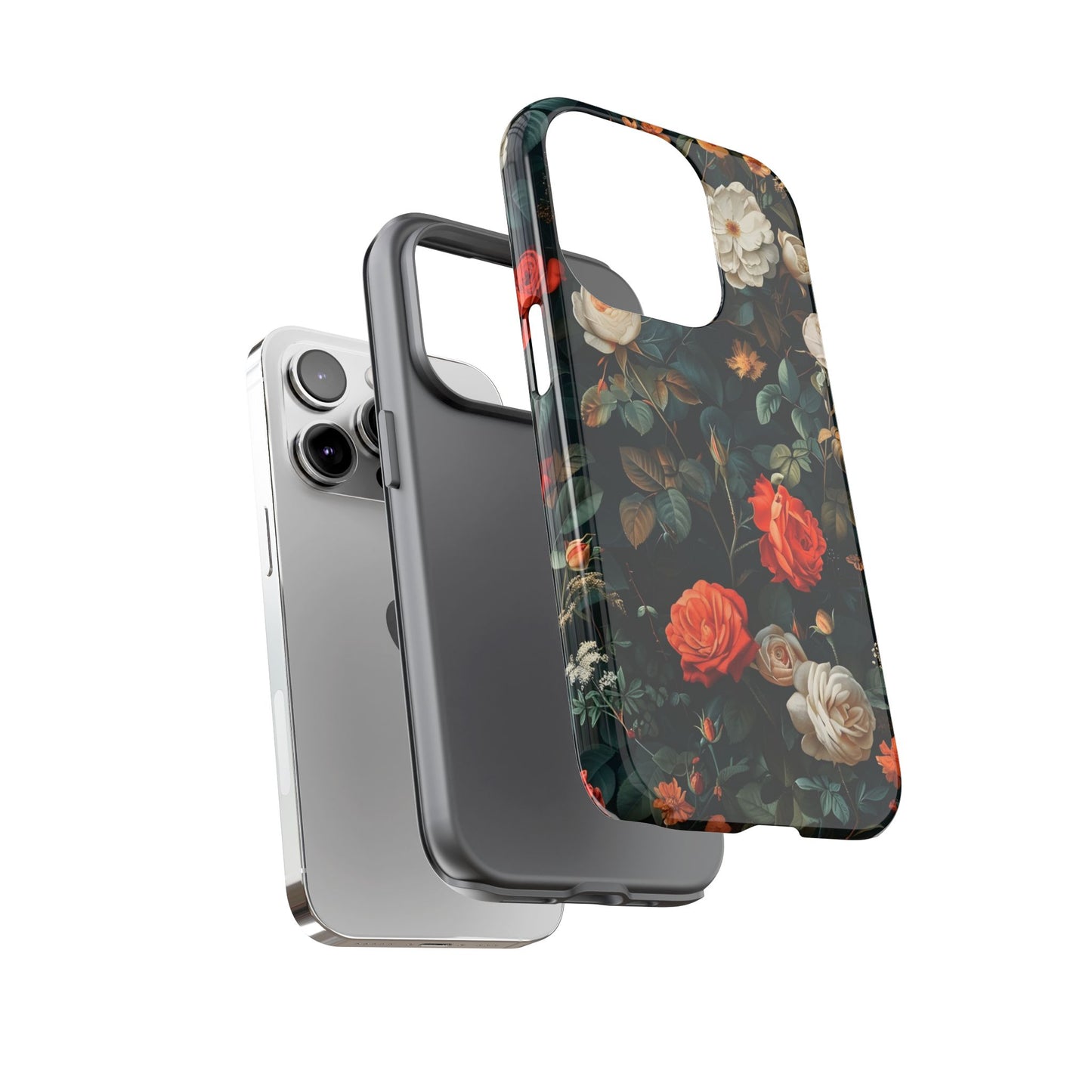 Floral Phone Case | Tough Cases with Elegant Design | Gift for Her, Mother's Day, Birthdays, Personalized, Trendy Tech Accessories